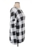 Unbranded Checkered-gingham Silver Long Sleeve T-Shirt Size XL - photo 4