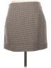 MNG Houndstooth Brown Formal Skirt Size S - photo 2