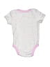 Quiltex Graphic Silver Short Sleeve Onesie Size 3-6 mo - photo 2