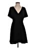 Madewell 100% Polyester Solid Black Cocktail Dress Size 4 - photo 1