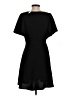 Madewell 100% Polyester Solid Black Cocktail Dress Size 4 - photo 2
