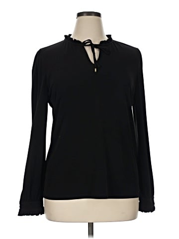Calvin Klein Long Sleeve Blouse (view 1)