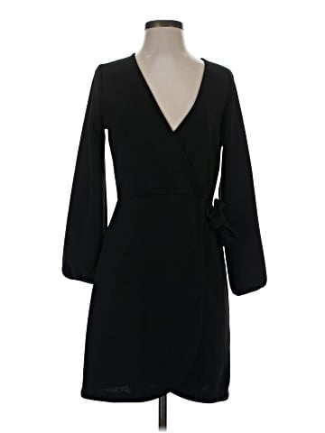 Madewell Texture &amp; Thread Long-Sleeve Side-Tie Dress (view 1)