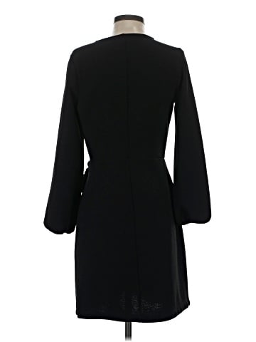 Madewell Texture &amp; Thread Long-Sleeve Side-Tie Dress (view 2)