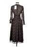 Zara 100% Polyester Paisley Black Casual Dress Size S - photo 2