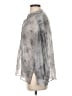 Vince. 100% Silk Gray Long Sleeve Silk Top Size XS - photo 5