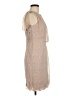 Ann Taylor 100% Silk Tan Cocktail Dress Size 6 Petite - photo 4