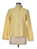 Eileen Fisher Solid Yellow Track Jacket Size M (petite) - photo 1