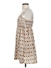Bar III 100% Polyester Print Brown Casual Dress Size S - photo 5