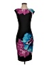 Cache Graphic Black Cocktail Dress Size 0 - photo 1