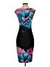 Cache Graphic Black Cocktail Dress Size 0 - photo 2