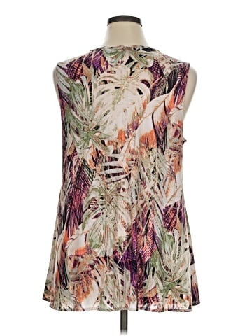 Attitudes by Renee Sleeveless Blouse (view 2)