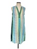 Lilla P 100% Polyester Stripes Green Casual Dress Size XS - photo 1
