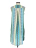 Lilla P 100% Polyester Stripes Green Casual Dress Size XS - photo 2
