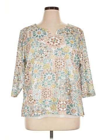 Alfred Dunner 3/4 Sleeve Blouse (view 1)