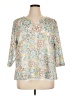 Alfred Dunner Ivory 3/4 Sleeve Blouse Size XL - photo 1