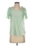 Mine Green Short Sleeve Blouse Size S - photo 1