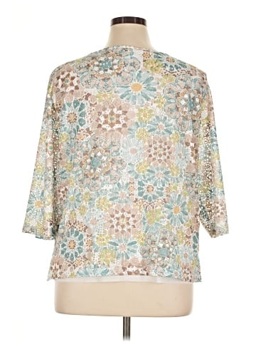 Alfred Dunner 3/4 Sleeve Blouse (view 2)