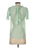 Mine Green Short Sleeve Blouse Size S - photo 2
