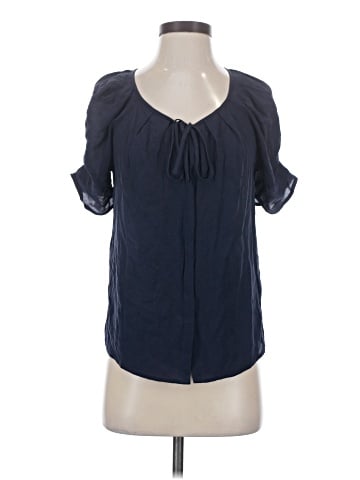 Joie Short Sleeve Silk Top (view 1)