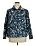 Cj Banks 100% Polyester Blue Jacket Size 1X - photo 1