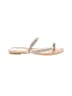 INC International Concepts Silver Sandals Size 6 1/2 - photo 1