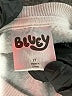 Bluey Checkered-gingham Blue Pullover Sweater Size 2T - photo 3