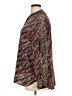 Rag & Bone 100% Silk Animal Print Red Long Sleeve Silk Top Size XL - photo 5