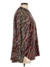 Rag & Bone 100% Silk Animal Print Red Long Sleeve Silk Top Size XL - photo 4