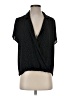 Vince Camuto Black Short Sleeve Blouse Size S - photo 1