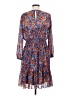 J.Crew 100% Polyester Paisley Blue Casual Dress Size M - photo 2