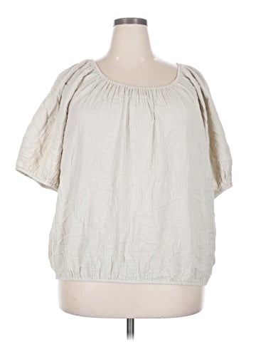 Style&Co Short Sleeve Blouse (view 1)