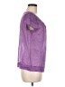 Halogen 100% Cotton Purple Short Sleeve Blouse Size M - photo 4