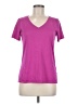 Nike 100% Polyester Purple Short Sleeve Top Size M - photo 1