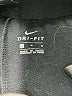Nike 100% Polyester Solid Black Track Pants Size M - photo 7
