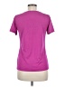 Nike 100% Polyester Purple Short Sleeve Top Size M - photo 2