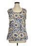 Roz & Ali 100% Polyester Blue Sleeveless Blouse Size XL - photo 1