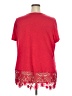 Lane Bryant Red Short Sleeve Top Size 22 - 24 Plus - photo 2
