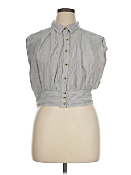 We The Free Sleeveless Button Down Shirt