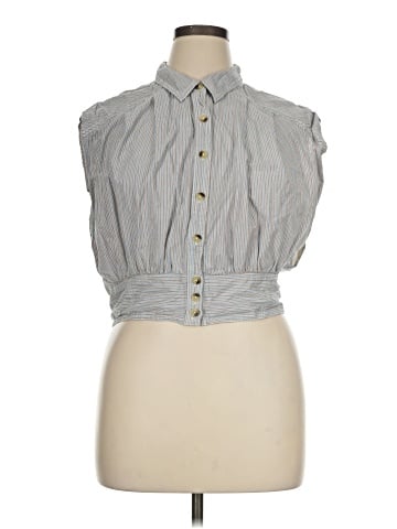 We the Free Sleeveless Button-Down Shirt (view 1)