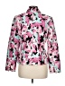 Black Label by Evan Picone 100% Polyester Floral Pink Blazer Size 8 - photo 2