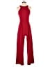 Trixxi Solid Red Jumpsuit Size S - photo 1