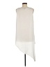 BCBGMAXAZRIA 100% Polyester Ivory Sleeveless Blouse Size M - photo 2