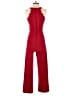 Trixxi Solid Red Jumpsuit Size S - photo 2