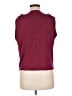 Pim + Larkin Stripes Red Burgundy Sleeveless Blouse Size M - photo 2