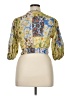 Zara Yellow 3/4 Sleeve Blouse Size XL - photo 2