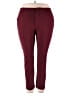 ELOQUII Burgundy Active Pants Size 18 - photo 1