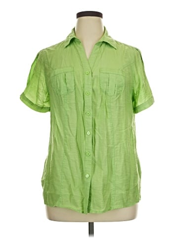 DressBarn Short Sleeve Blouse (view 1)