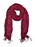 Ashley Cooper 100% Viscose Burgundy Scarf One size - photo 1
