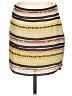 Willow & Clay 100% Polyester Stripes Yellow Casual Skirt Size 4 - photo 1